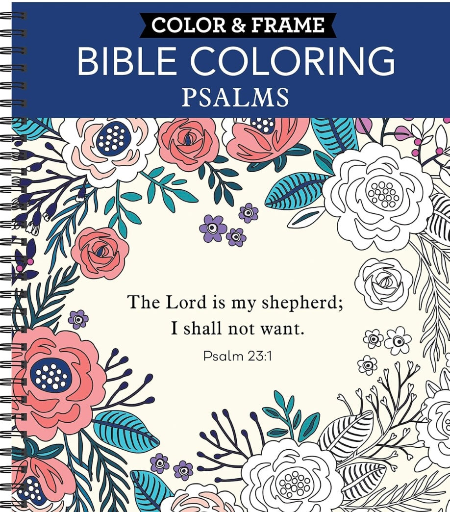 Bible Coloring: Psalms: 63 Coloring Pages with Bible Verses